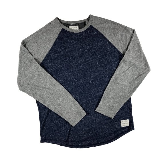 Lucky Brand Other - Men's LUCKY BRAND Long Sleeve Blue/Gray Heathered Shirt LARGE